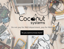 Tablet Screenshot of coconutsystems.com